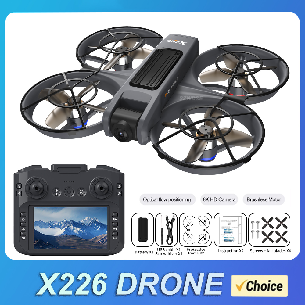 Drone Camera 4K - طائرة بدون طيار X226 جديدة مع