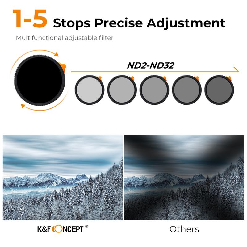 K & F CONCEPT ND2-32 1/4 عدسة  - مراجعة Drone Camera Filter وسعره