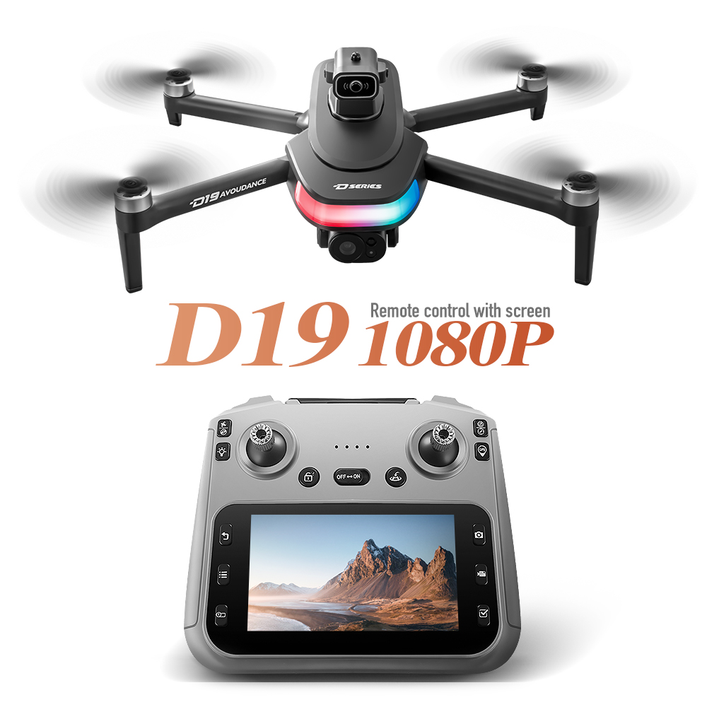طائرة بدون طيار D19 مع نظام تح - مراجعة Drone Camera Wide Angle وسعره