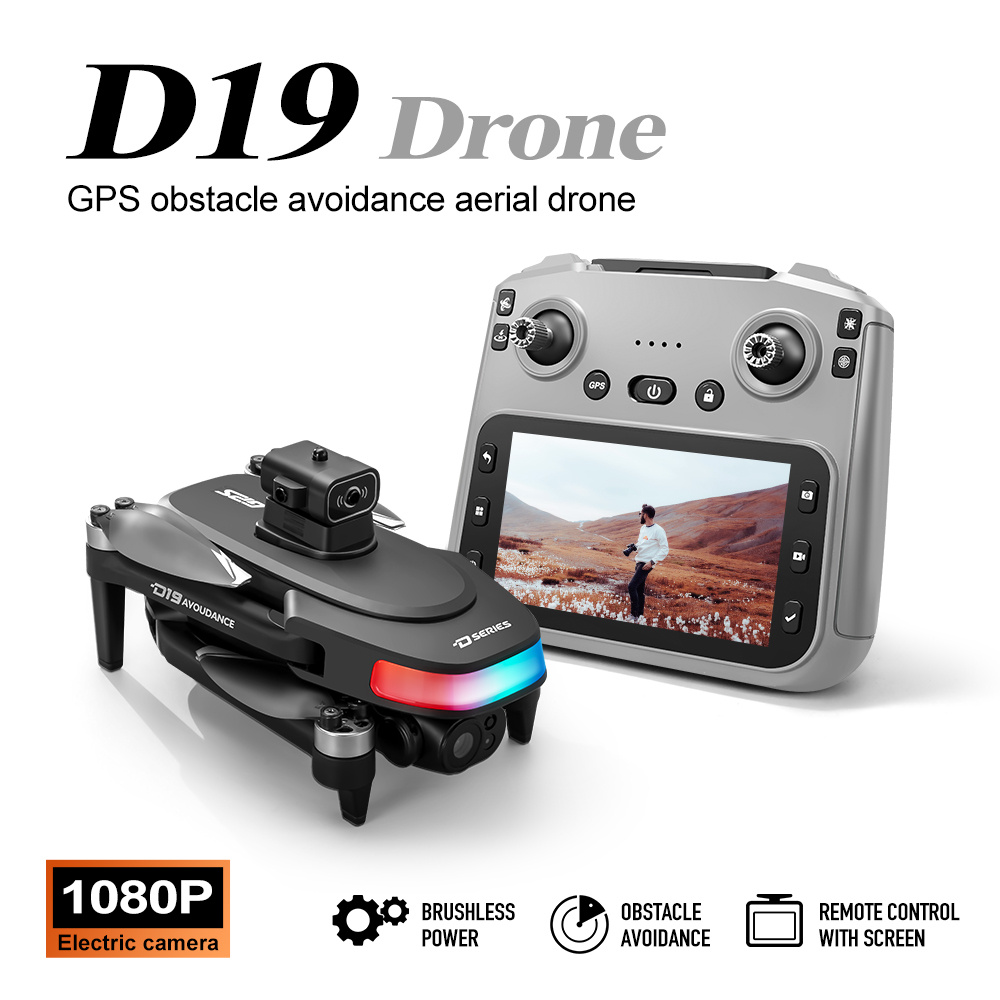 طائرة بدون طيار D19 مع نظام تح - مراجعة Drone Camera Wide Angle وسعره