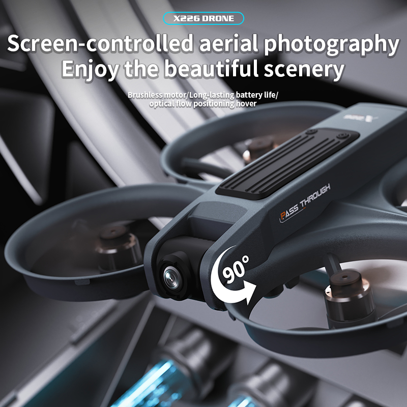 طائرة بدون طيار X226 جديدة مع  - مراجعة Drone Camera 4K وسعره