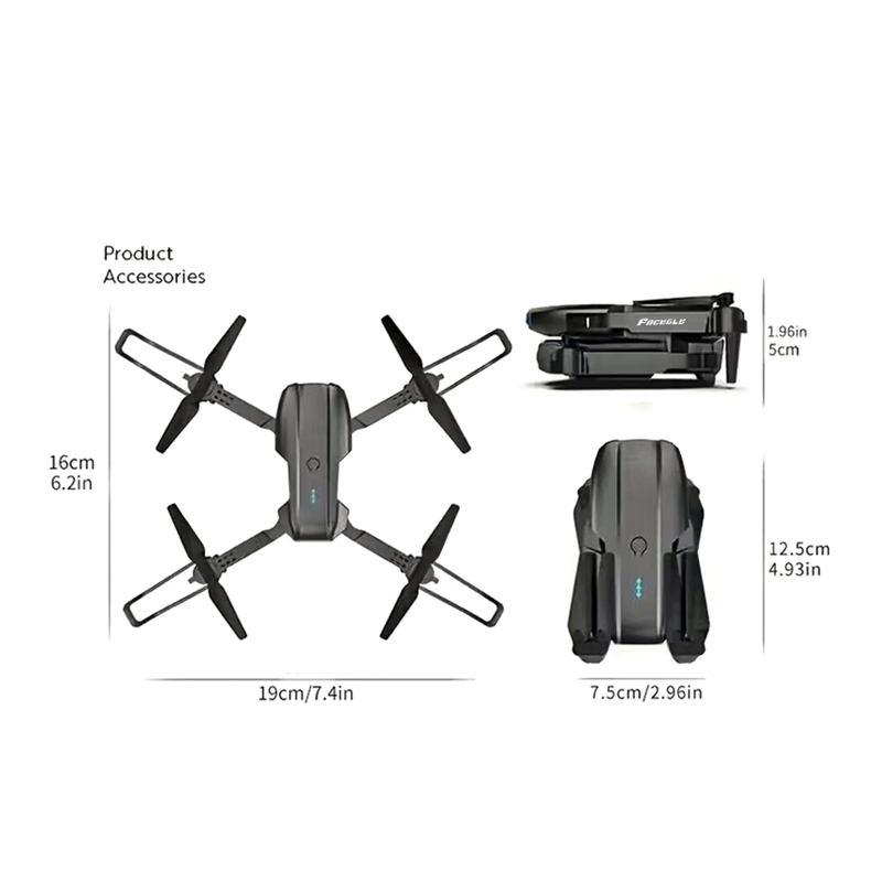 طائرة بدون طيار FACEGLE UAV E9 - مراجعة Drone Camera Hd وسعره