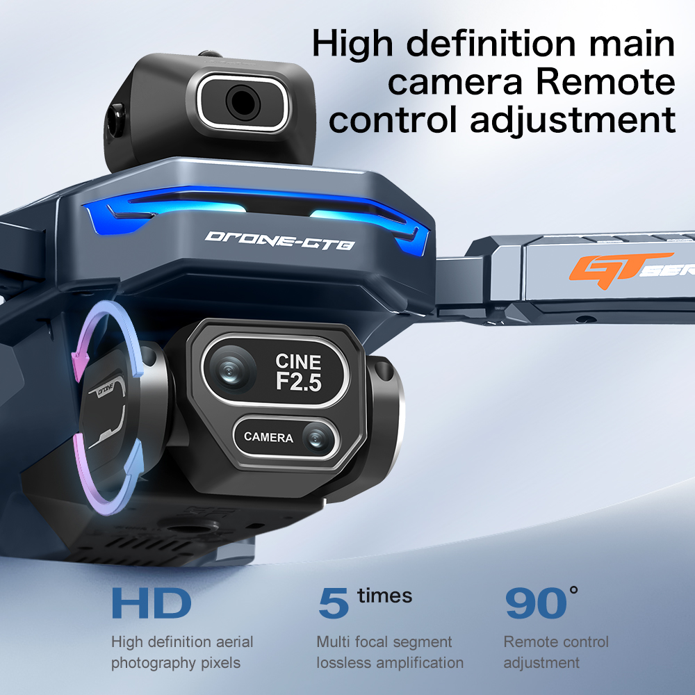 طائرة بدون طيار GTR8 جديدة لتج - مراجعة Drone Camera Wide Angle وسعره