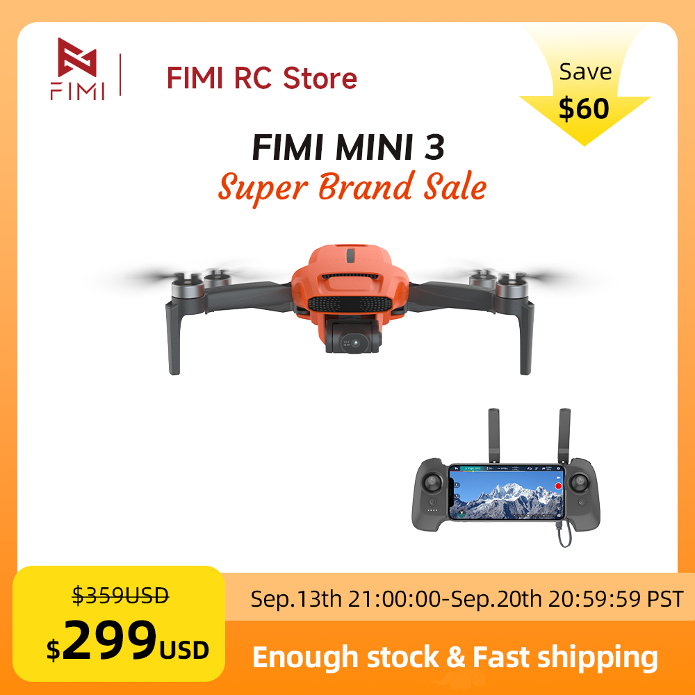 طائرة بدون طيار FIMI MINI 3 مع - مراجعة Drone Camera With Gimbal وسعره