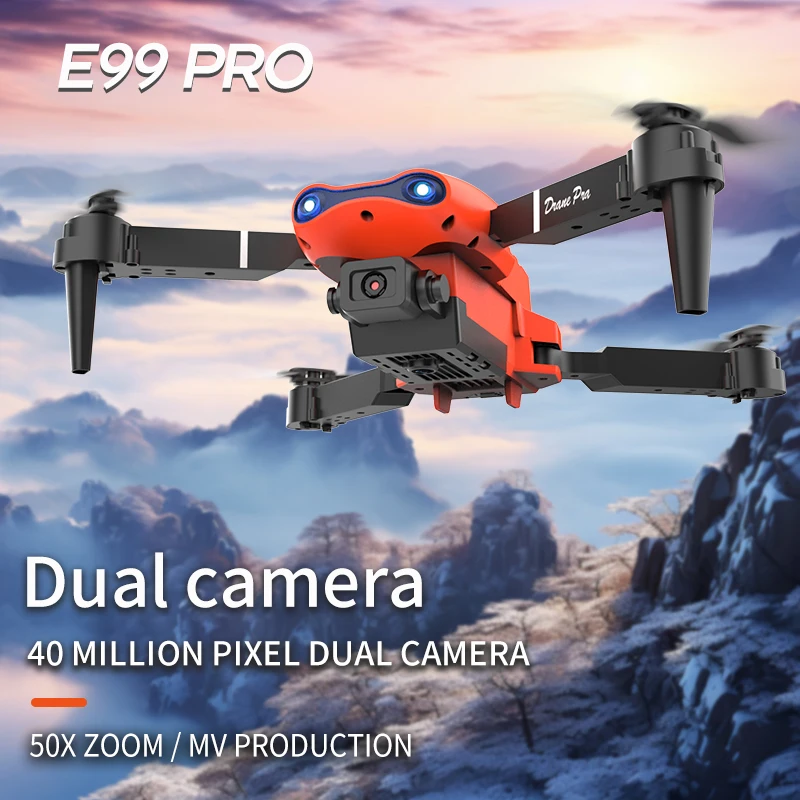 4K 5G WIFI FPV E99Pro طائرة هل - مراجعة Drone Camera Wide Angle وسعره